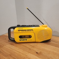 Vintage Sony Sports Radio CFM-101 - Cassette Battery Operated - Cassette Issue