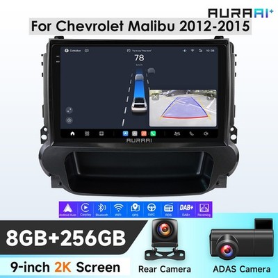 Android 15 Autoradio 8+256GB BT5.0 Canbus CarPlay GPS für Chevrolet Malibu 12-15