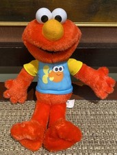 SESAME STREET Sing-Along Elmo Plush with Lights and Sounds 13" Works Great Video