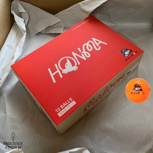 MALBON HONMA Dynamic Distance Golf Balls Orange Color Limited - Dozen