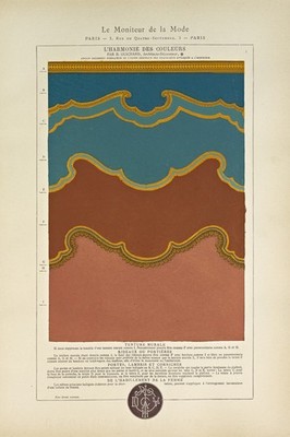L'Harmonie des Couleurs   - 1800s Fashion Decor Poster - 24x36  - Premium  