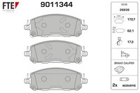 Bremsbelagsatz BremsklöTze Vorderachse FüR Nissan Ariya FE0 Qashqai III J12