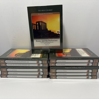 The Great Courses LOT of 5 Sealed DVD/Guidebook. Ancient & Medieval History. New