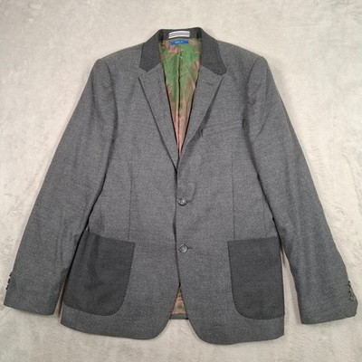 Peter Werth Blazer Mens 42 Grey Chore Jacket Smart Casual Workwear Coat