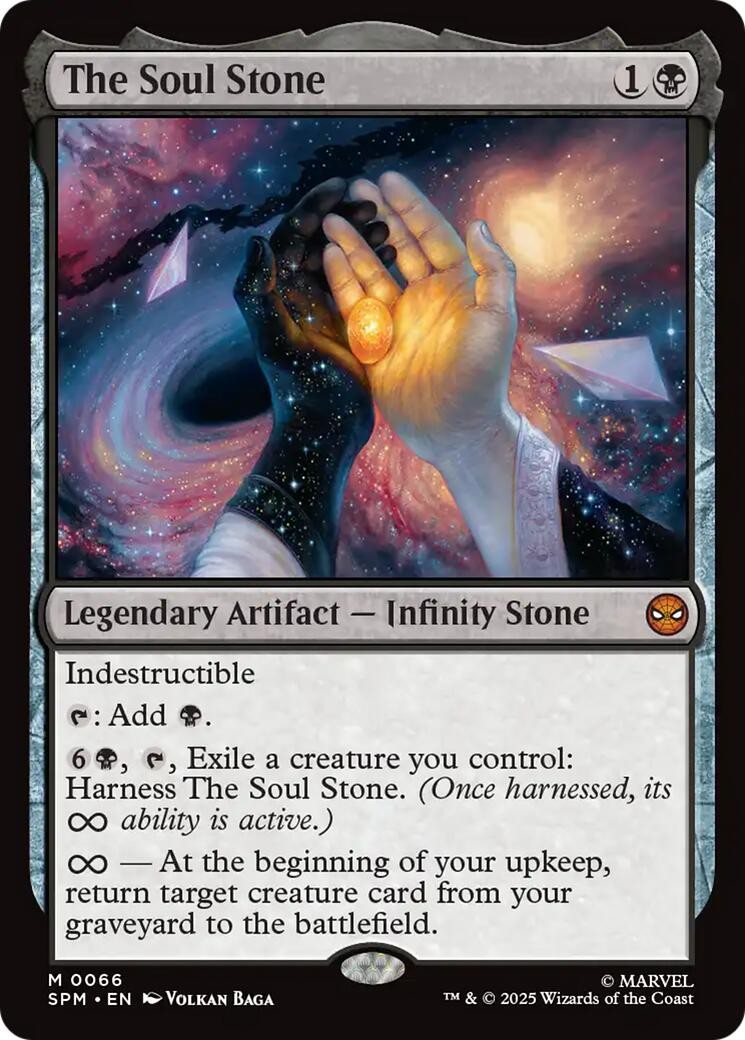 The Soul Stone Marvel's Spider-Man SPM - 66 NM Magic Mythic TCG MTG