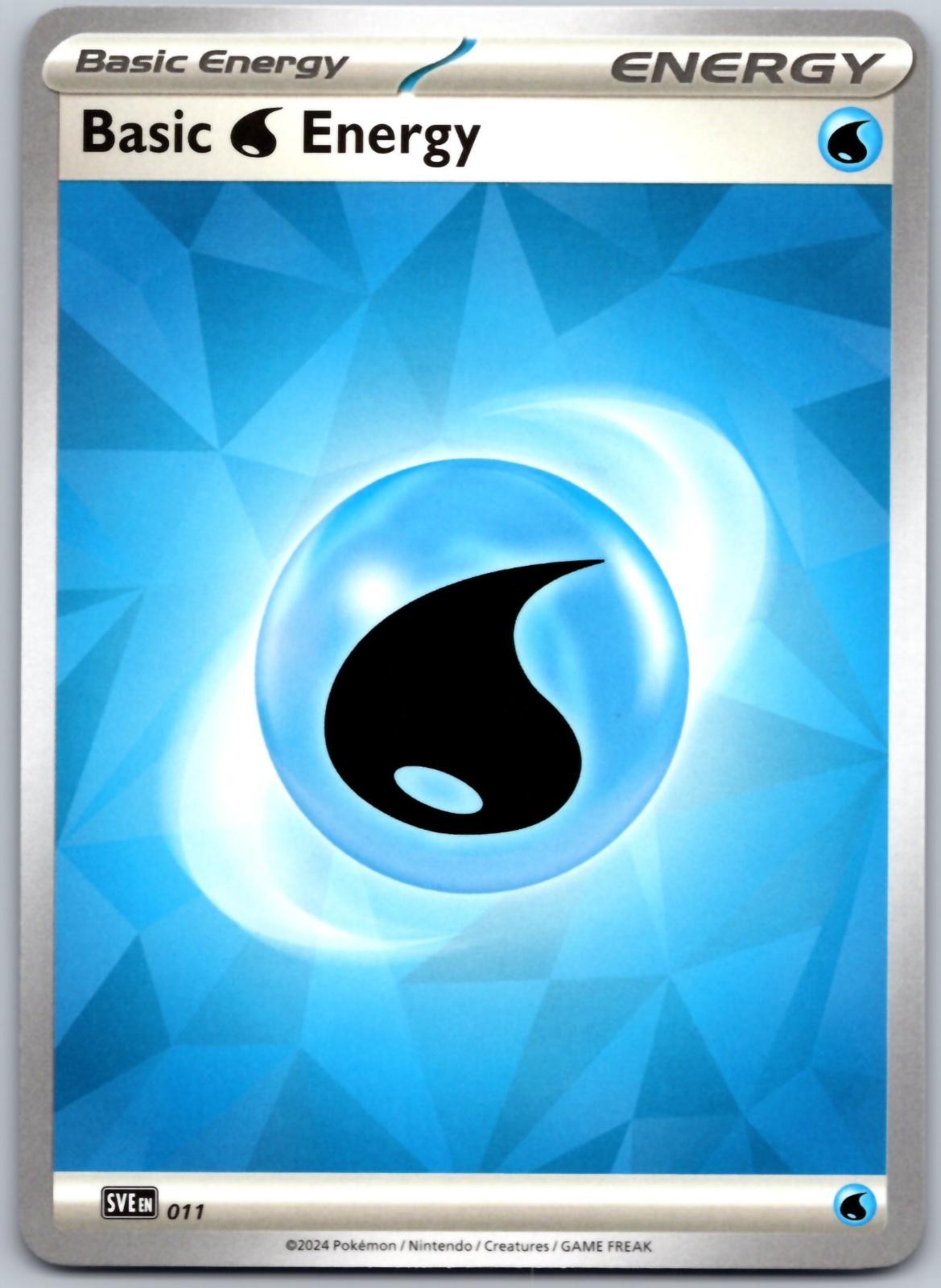 Basic Water Energy 011 Scarlet & Violet Energies Pokemon Near Mint