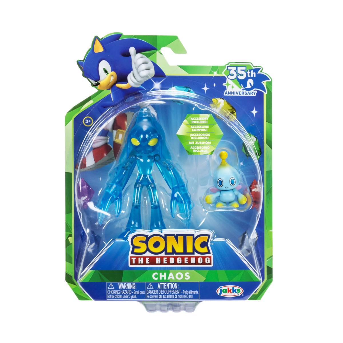 Sonic 35th Anniversary Chaos with Chao 4.75