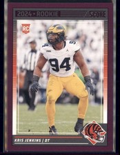 2024 Score - Rookies Kris Jenkins #361 (RC) Purple