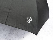 Genuine VW Volkswagen Black Compact Umbrella 000087602P Merchandise Gift