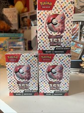 Pokemon TCG Scarlet & Violet 151 Booster Bundle X3 Brandneu Sealed