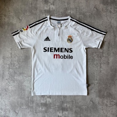 Vintage Adidas Real Madrid 2003-04 Beckham 23 Siemens Mobile