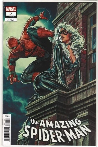 AMAZING SPIDERMAN 7 LEE BERMEJO BLACK CAT VARIANT NM vol 7 2025