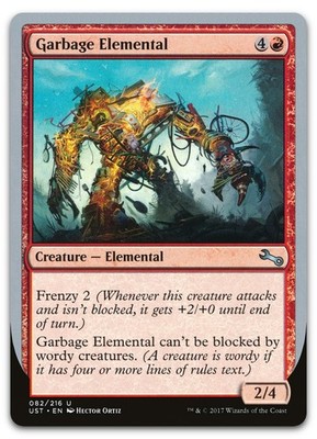 Garbage Elemental (A) #82 (NM) Unstable UST Magic MTG