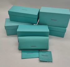 New Original Tiffany Co Eyeglass Case, Box, Cloth Authentication Card