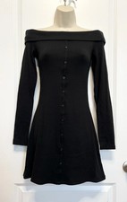 Wild Fable Women’s Black Off The Shoulder Dress Size XXS NWT
