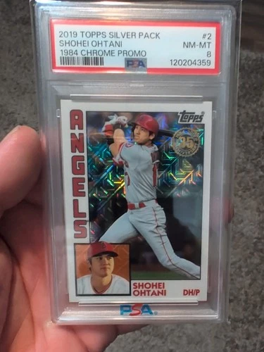 2019 Topps Chrome MOJO Shohei Ohtani 💎 PSA 8 💎 Los Angeles Angels MVP HOF