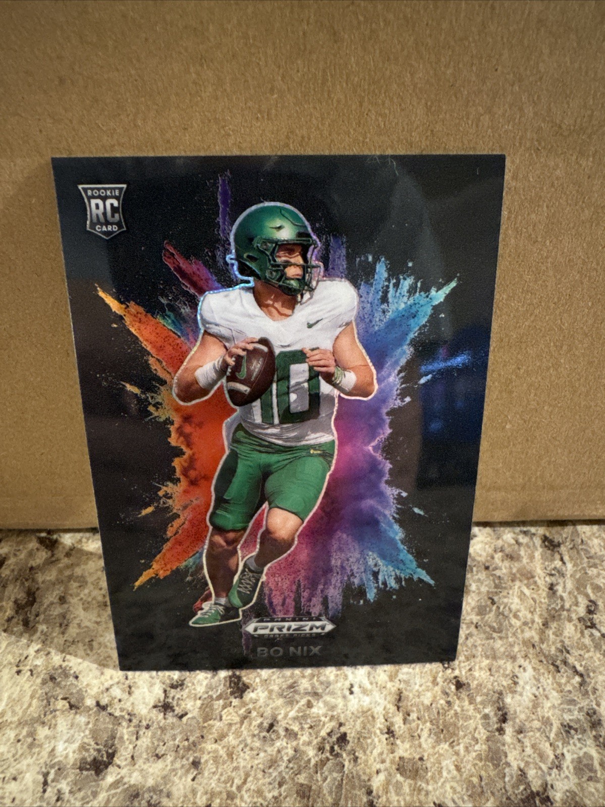 2024 Panini Prizm Draft Picks - Black Color Blast Bo Nix #CB-3 (RC) CASE HIT