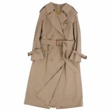 Vintage Burberrys Trench Coat Cotton Back Check With Liner Women's Used MOLO-0