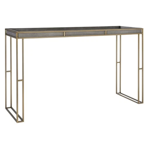 Uttermost 25377 Cardew 54"L Steel Console Table - Charcoal - Picture 3 of 6