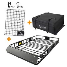 Roof Rack Cargo Basket Set, Car Top Luggage 1-roof rack cargo bag cargo net