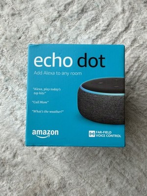 Amazon Echo Dot Smart Speaker 3rd Generation Charcoal - NEW!