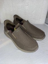 Skechers Men's Parson Ralven Hands Free Slip-Ins Shoes Size 10.5 Taupe NEW 