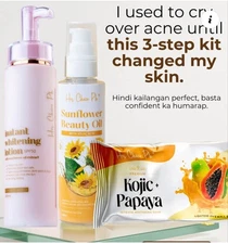 Her Choice PH Set C: Kojic Soap, Body Lotion & Sunflower Beauty Oil