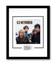 U2 Bono Autographed Signed 11x14 Framed Photo October ACOA