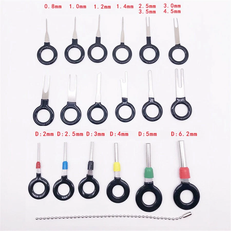 29x Kit Extractor Herramienta Extractor Terminal de Alambre Portátil Moto Scooter Foto 3 de 4