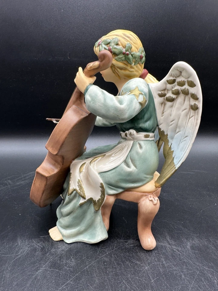Goebel Gloria Engel mit Cello Porzellan original Verpackung Weihnachten ovp - Bild 3 von 4