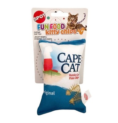 Brand New Spot Fun Food Kitty Chips Cape Cat Toys
