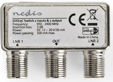 Interruttore DiSEqC 2-1 Connettore F 950-2400MHz