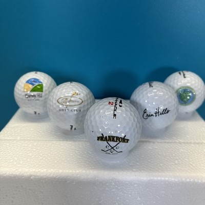Lot Of 5 Golf Balls Logos Various Courses See Photos And Description For List