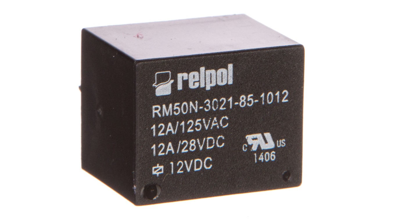 1Z 12A 12V DC PCB Miniature Relay 2614658
