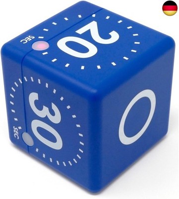 Digitaler Cube Timer, 38.2036, ideal für Spiele oder Workouts, 4 eingestellte Ab