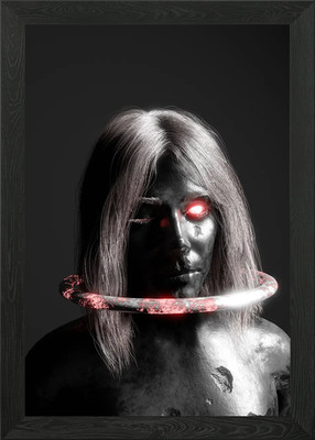 Shes Red 3D Render Framed Wall Art Poster Canvas Print Picture