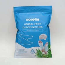 Norelie Premium Detox Foot Pads to Remove Toxins Deep Cleansing | 10 patches