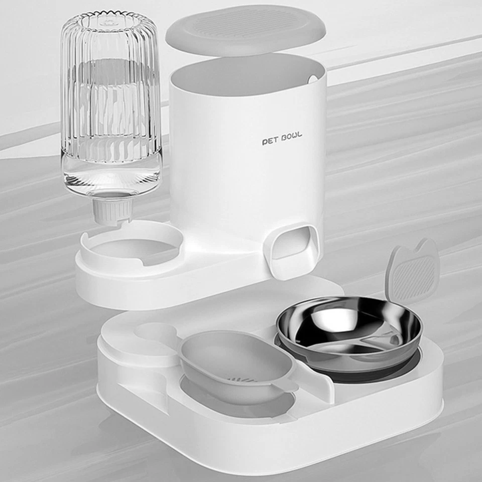 Automatischer Futterspender für Haustiere, 2-in-1, Futterbehälter für Hunde5083 - Bild 3 von 4