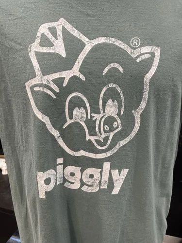 Piggly Wiggly T Shirt USA Hilton Head SC Island Big On The Pig Green Large