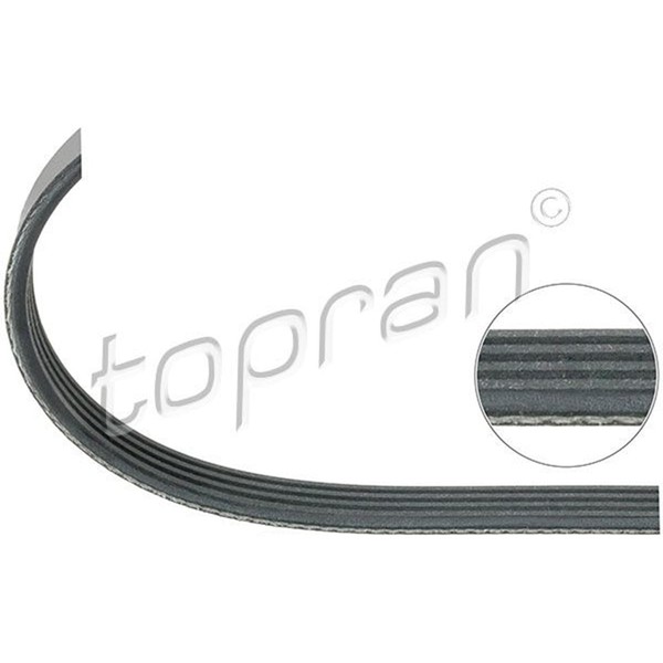 Topran Keilrippenriemen 408 862 Passend FüR Smart Cabrio CITY-COUPE Fortwo |-image