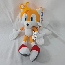 Tails 6" PRIZE PLUSH NANCO 2012 NWT LICENSED BY SEGA - Sonic - Rare Miles Prower
