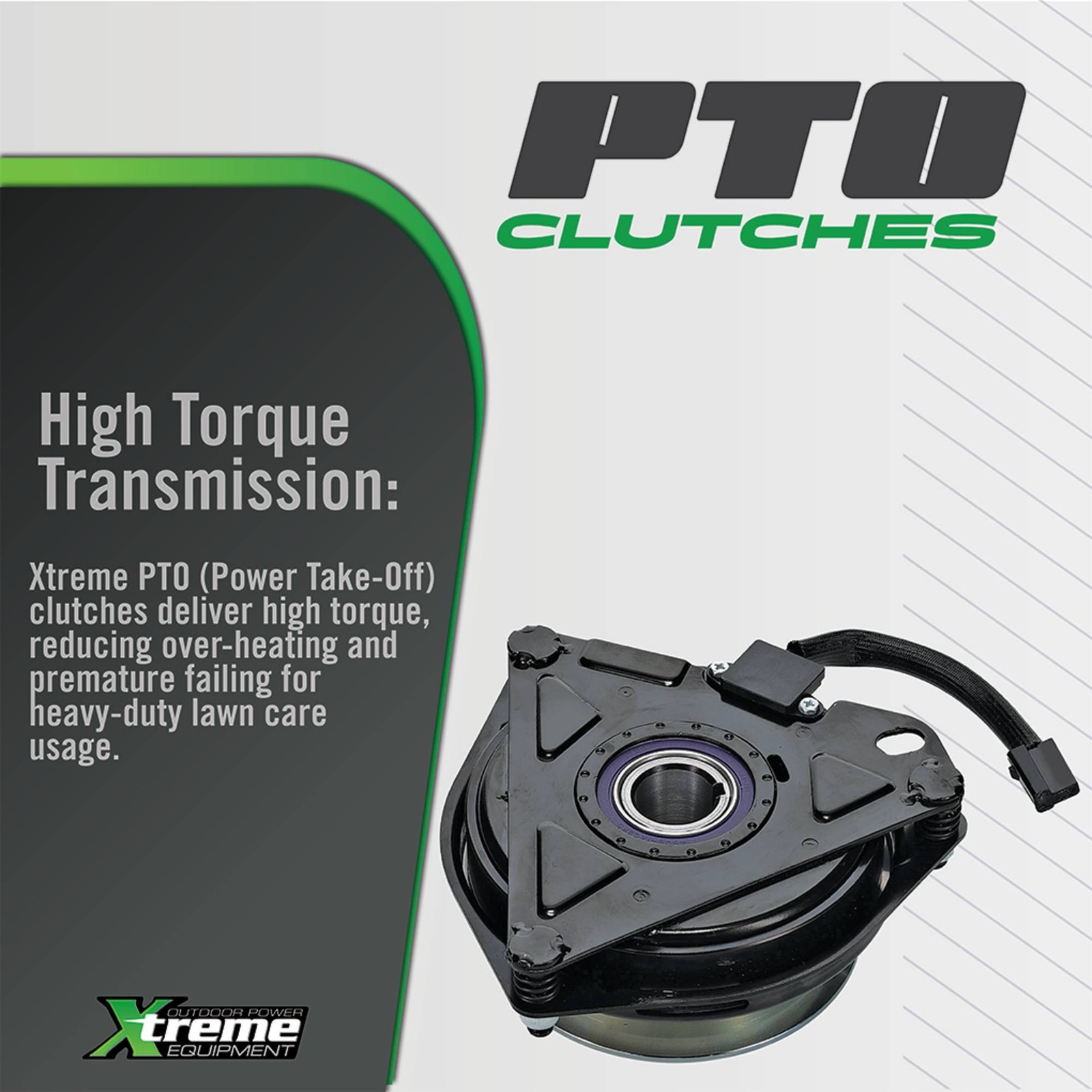 PTO Clutch Replacement For Husqvarna 539118768 w/ HighTorque and Bearing Upgrade
