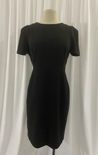 Calvin Klein Black Midi Sheath Dress Size 12