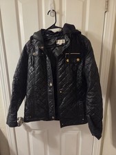 braetan quilted jacket medium black womens #S...