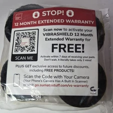 Anti Vibration Pads for Washing Machine w/HexaGrip - Stops Washer Dryer Noise(4)