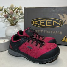 Keen Utility Vista Energy Lace Up Shoes Jam/Black Comp Toe Women's 9W NWB