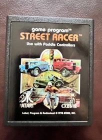 Vintage Atari 2600 Bundle W/11 Games, Driving & Paddle Controllers - Works!