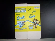 2 X Nestle Quik "Bunny Money Bank" NOS