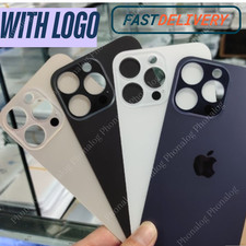 Back Glass Replacement Cover Big Hole For iPhone 17 16 15 14 13 12 11 XR XS X 8