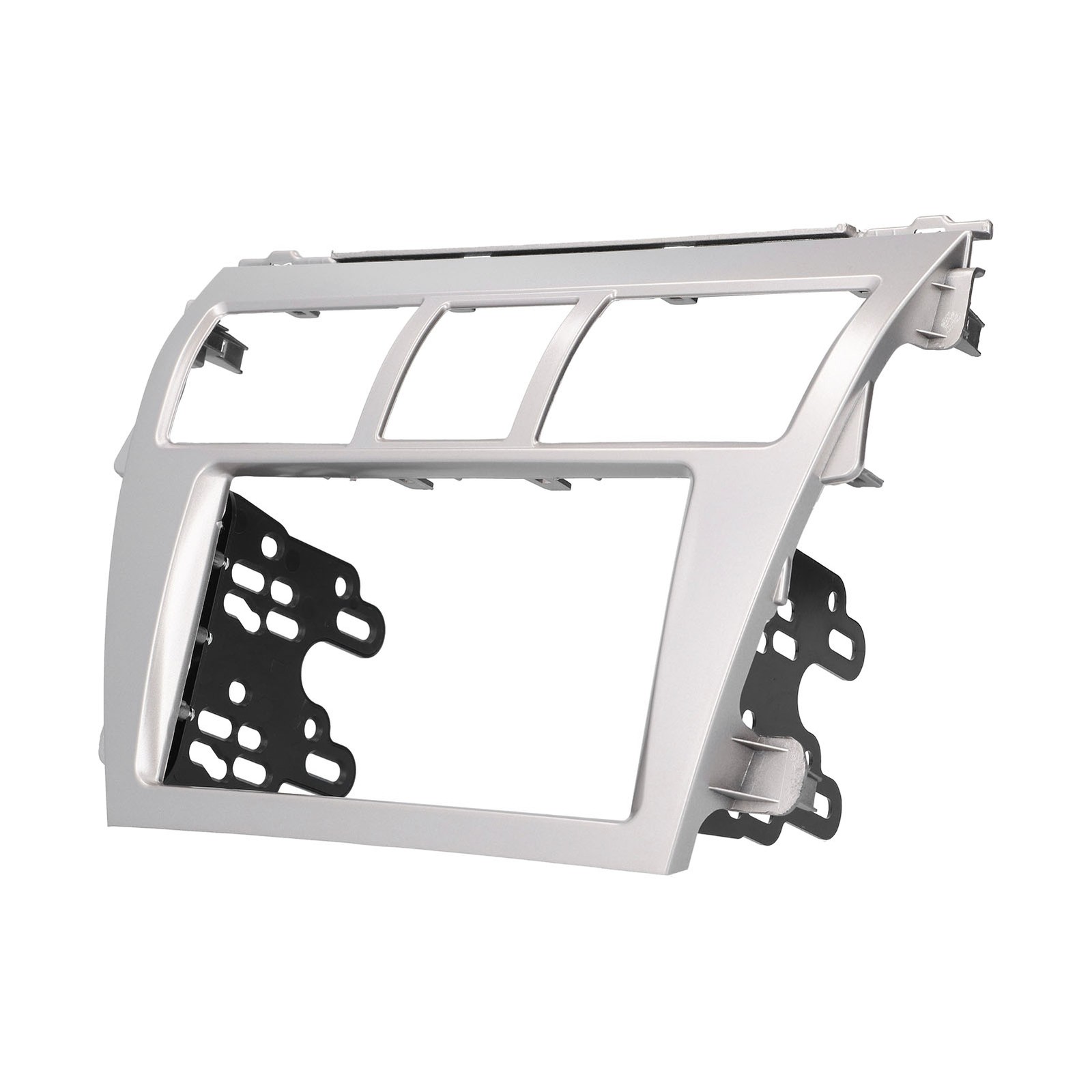 °2‑Din Radio Fascia Car Stereo Navigation Refitted Dash Panel Kit Frame Fit For.